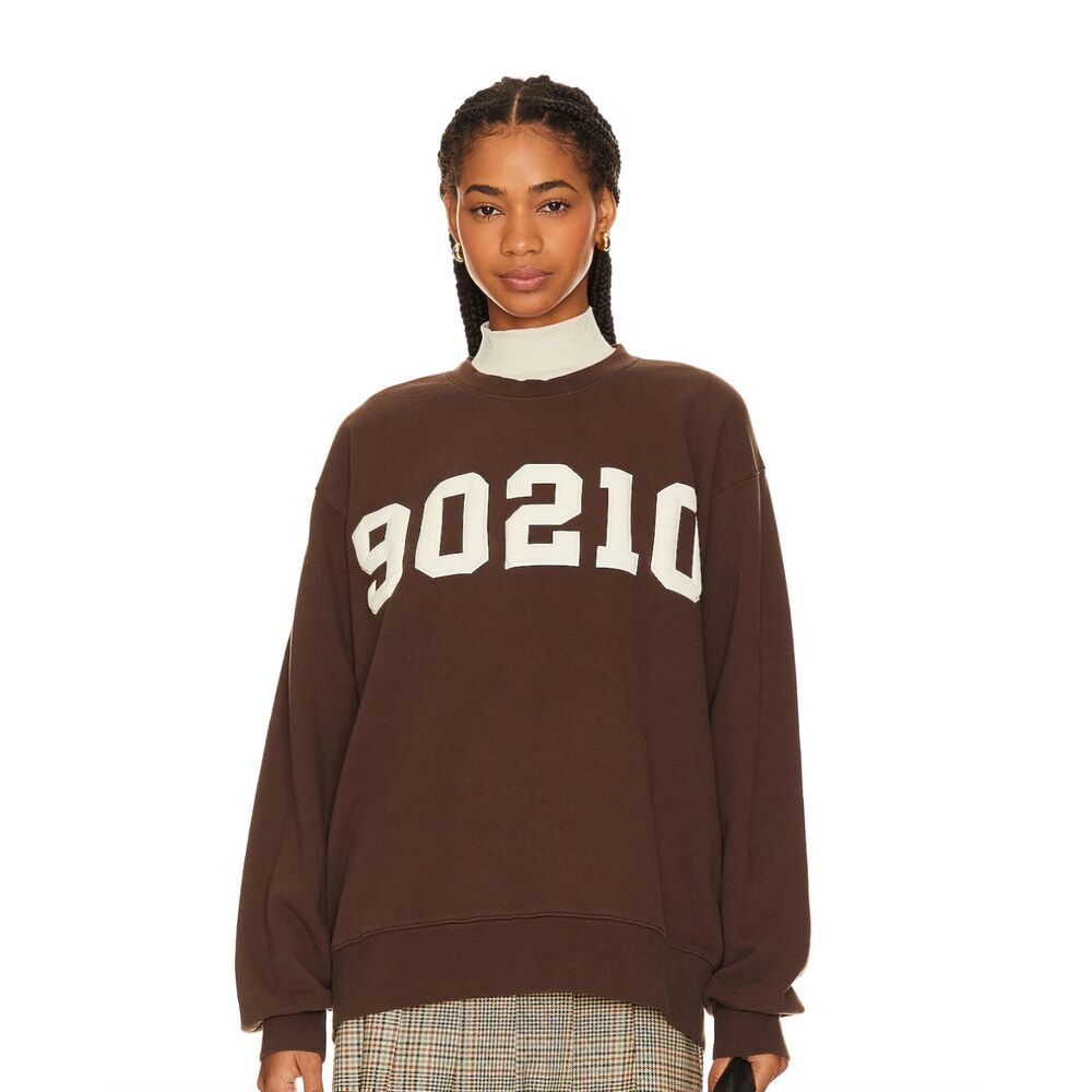 Beverly Hills x Revolve Brown Crewneck Sweatshirt